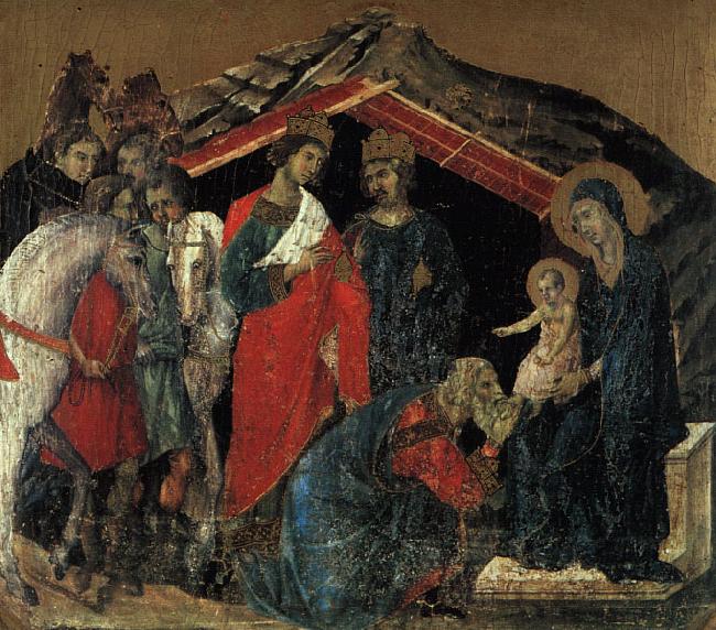 Duccio di Buoninsegna The Maesta Altarpiece Sweden oil painting art
